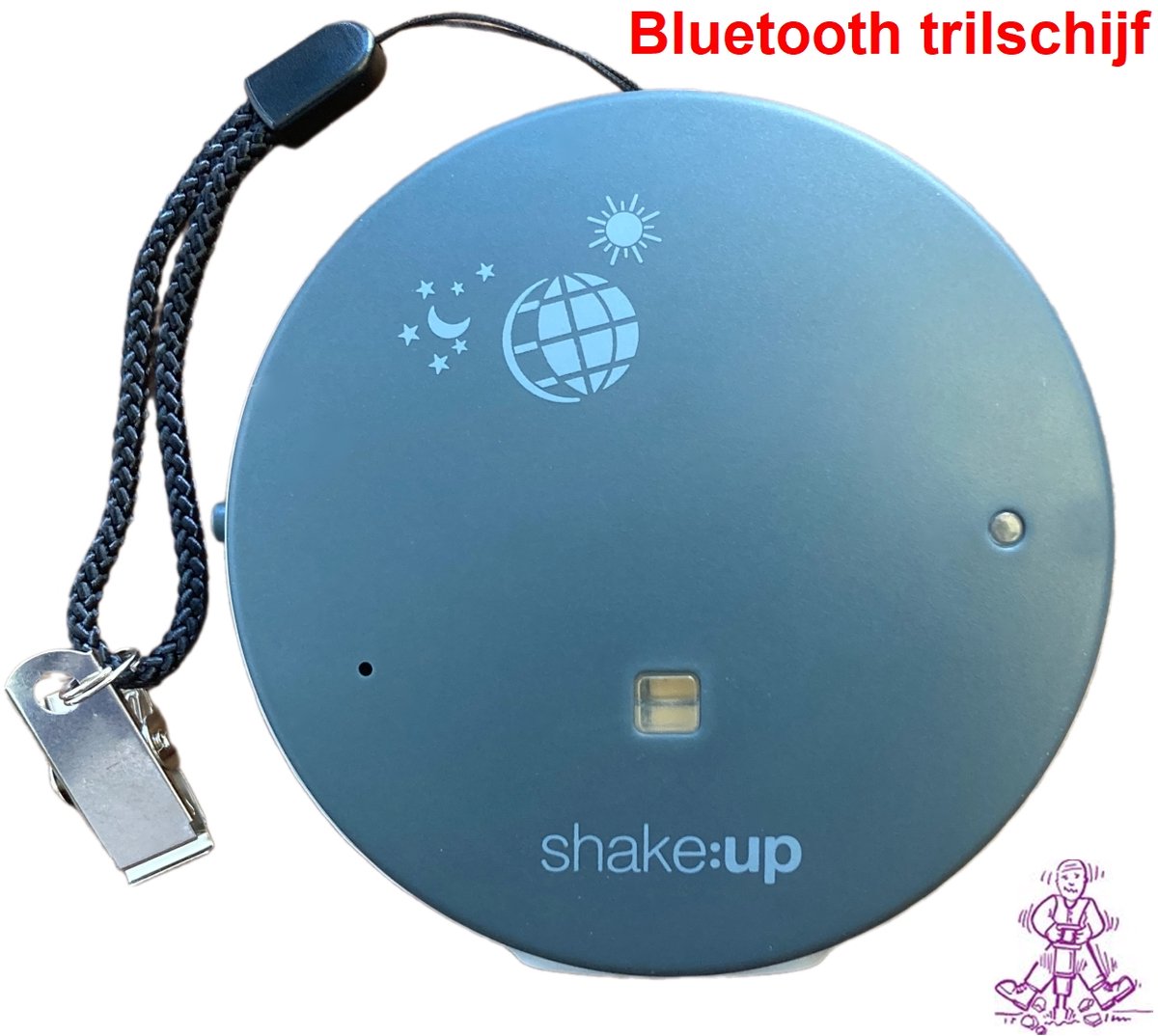 SUPER TRILSCHIJF / VIBRA - TelefoonBEL voor mobiele telefoons - Tril Wekker - Bluetooth - Shake Up