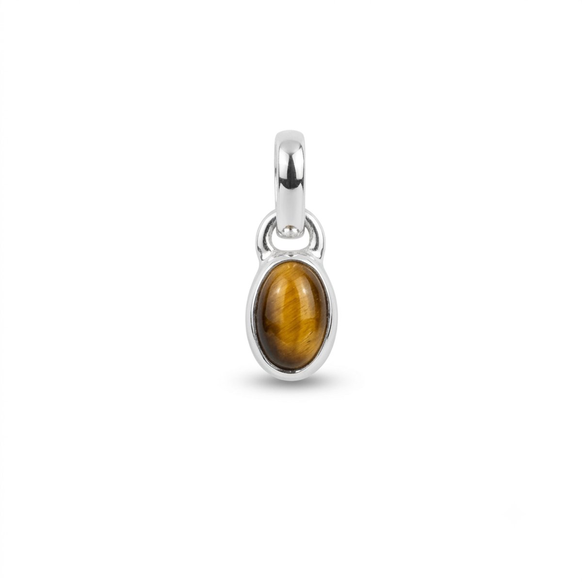 House of Jewels - Mini Tijgeroog Hanger - 925 Zilver