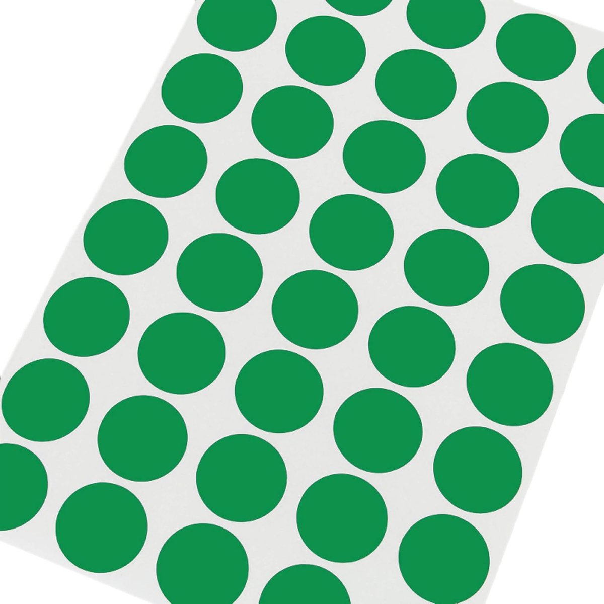 Markeringspunten van papier zelfklevende kleur, grootte en hoeveelheid naar keuze (donkergroen 8 mm 50 stuks)