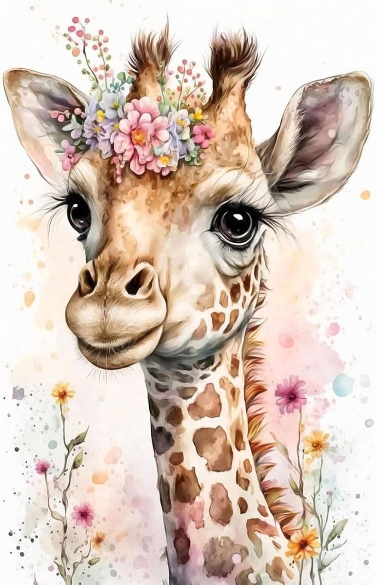 Giraffe Diamond Painting Kits voor Volwassenen Beginner, 5D Diamant Schilderen Giraffe DIY Volledige Boor Kits Dier Diamant Art Kits voor Thuis Muur Decor Geschenken 30 x40