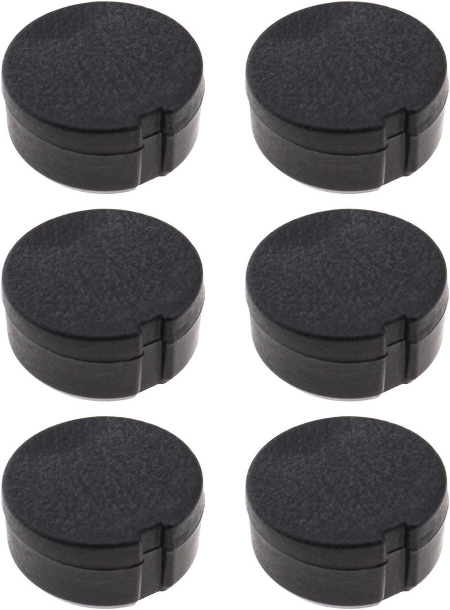 6 stks Auto Drempel Stofdichte Cap Covers Vervanging 66788900 Compatibel met Transporter Kombi T5 T5.1 T6 voor drempelbekleding ABS Plastic Zwart