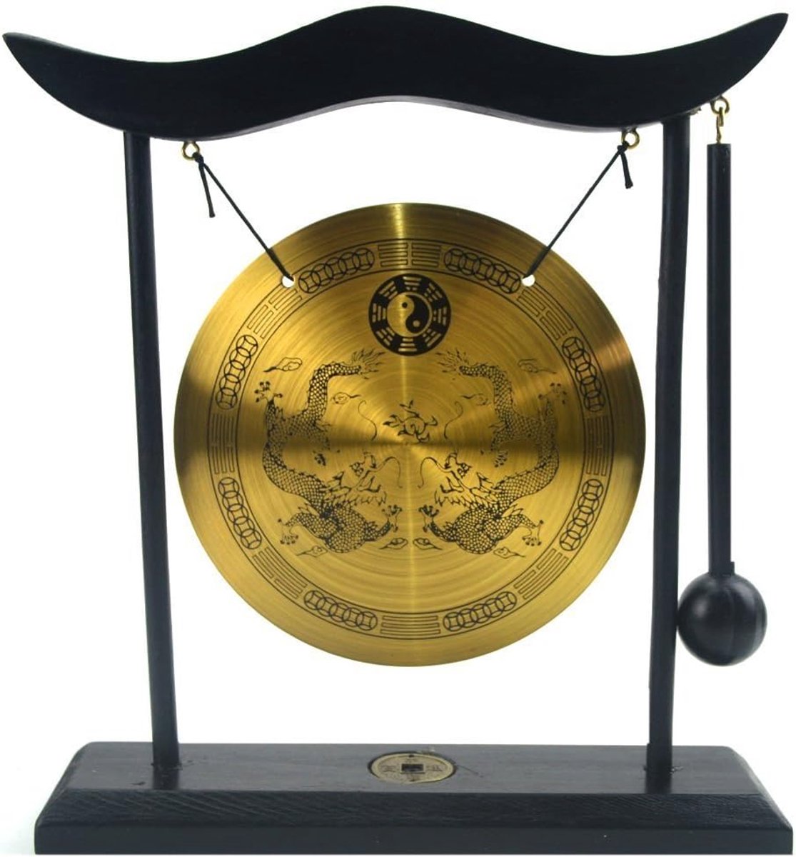 Zen-Desktop-Gong naar Feng Shui, van messing, H1303
