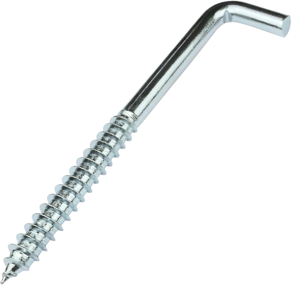 Haken in L-vorm om in te schroeven Ø8x100 mm