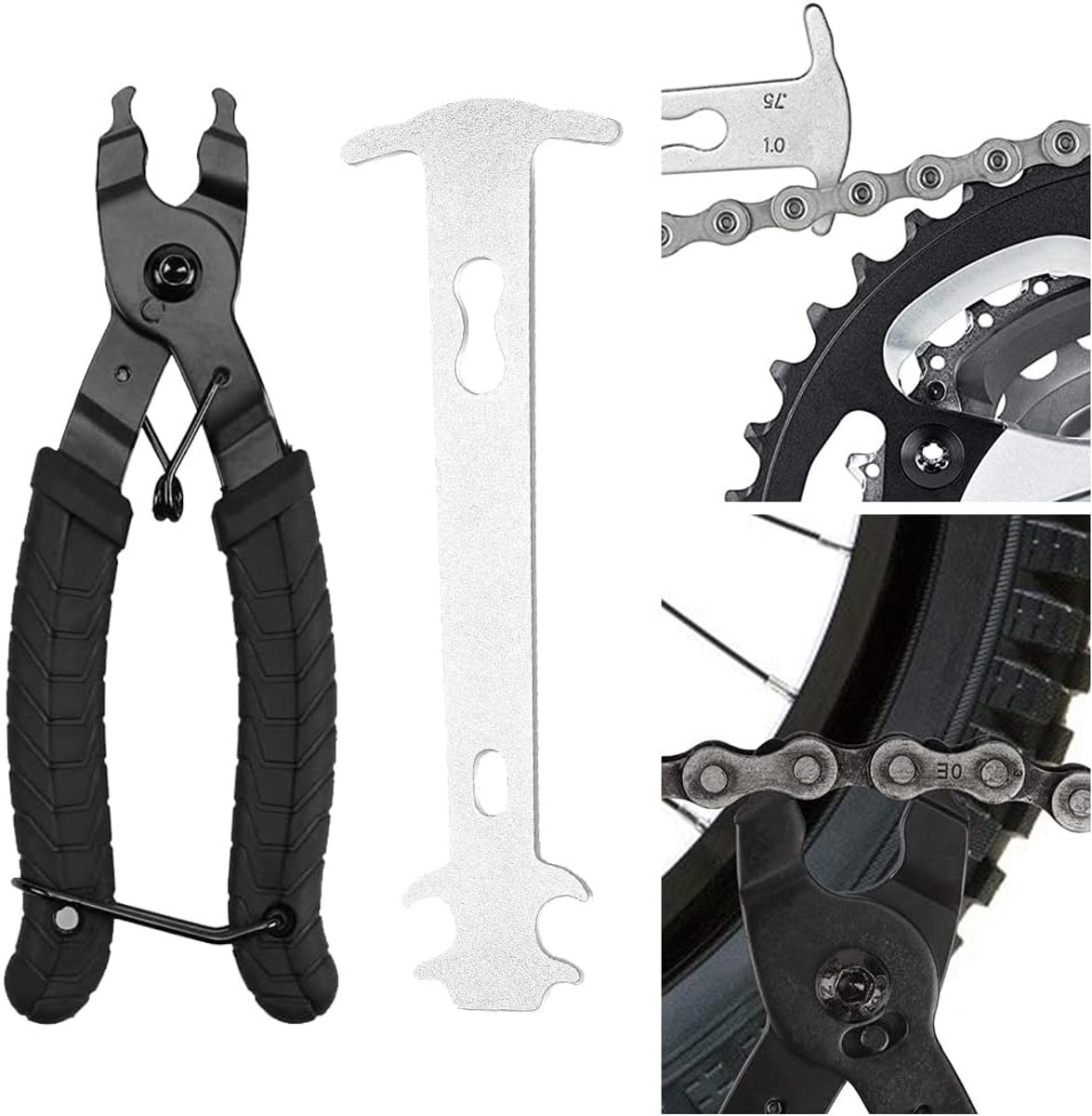 fietskettingstang, kettingstang, tang kettinggereedschap, fietskettinggereedschap, fietsketting gereedschap, kettingschakel gereedschap