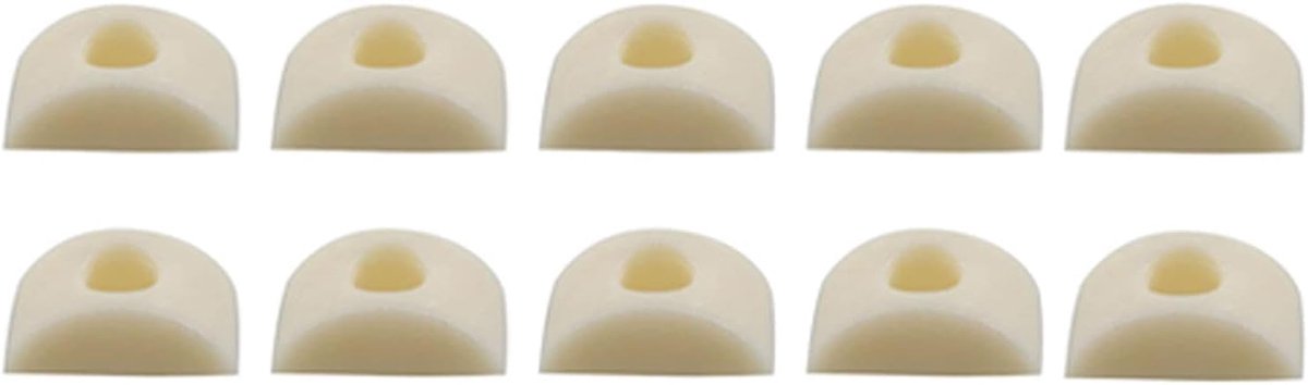 10 Stuks Half Moon M6 Nylon Meubelverbindingsmoeren Spacer Wasmachine voor Bed, Kast, Stoel, Garderobe