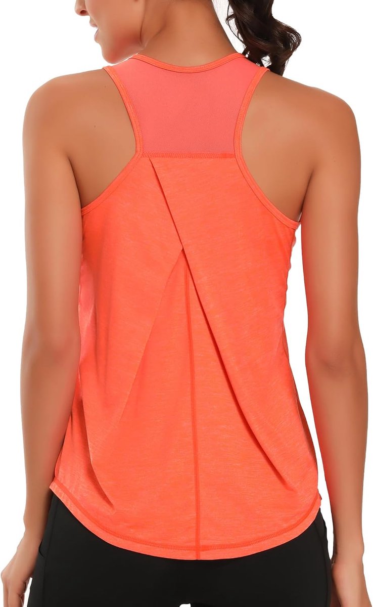 Sport Tanktop Mouwloze Lichte Fitness Top Yoga Tops