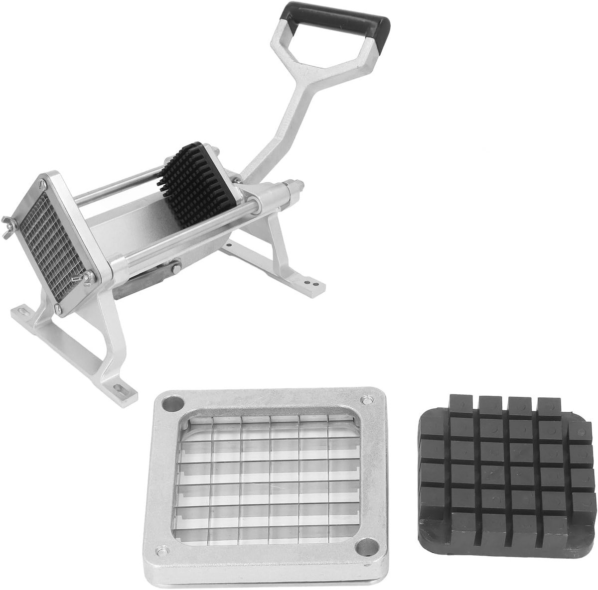 Chipper French Fry Cutter RVS French Fry Potato Cutter Fry Potato Slicer voor Thuis en Commercieel Gebruik (12mm)