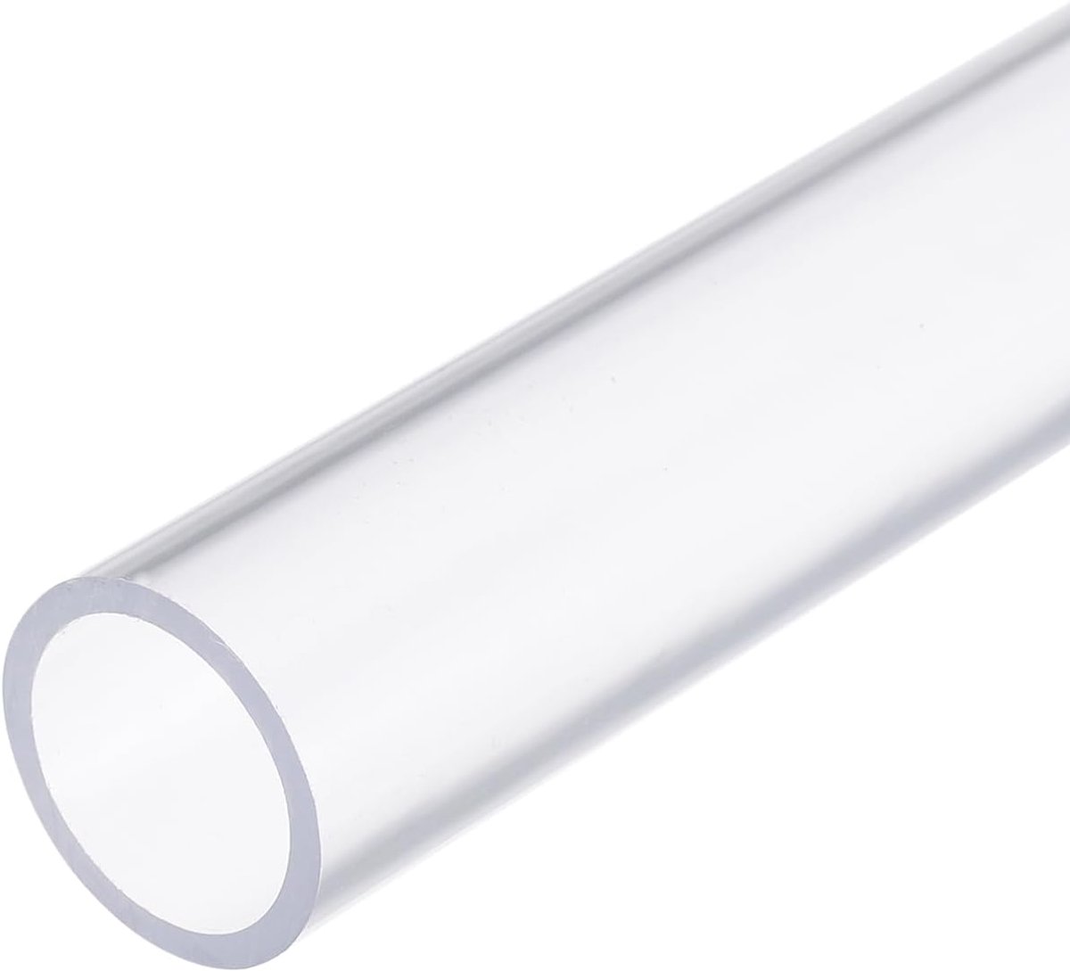 Harde slang, transparante pvc-slang, 25,6 mm ID 32 mm OD 14 inch, zeer sterk, voor waterslangen, aquarium, visbak, kas, tuin, transparant