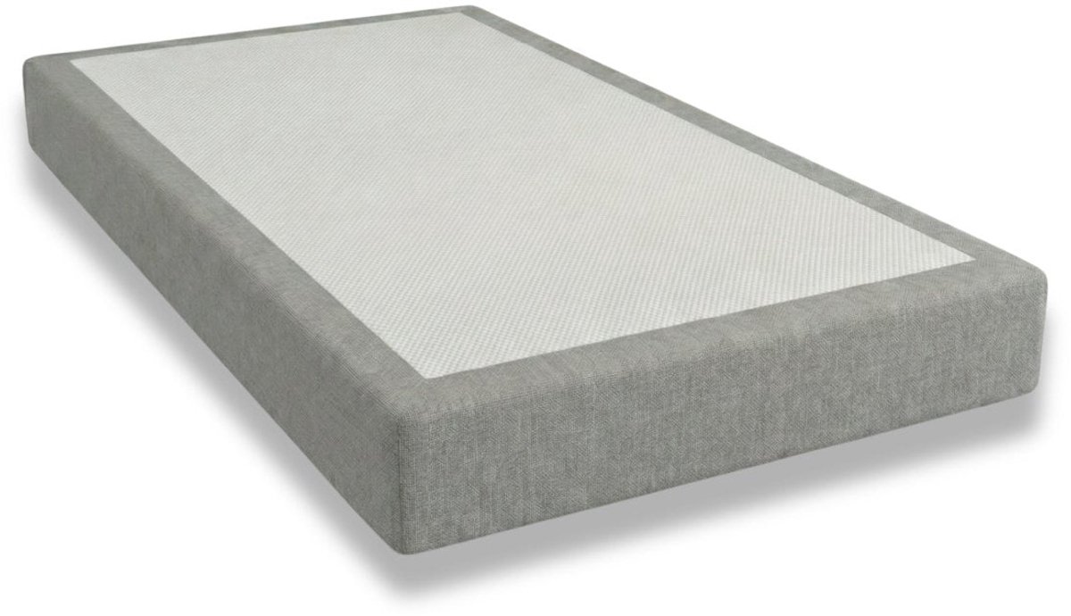 Mörgenn Gestoffeerd Hotel Matras 25 cm - Pocketvering + Koudschuim - Lichtgrijs - 90x220 cm - Hardheid Medium