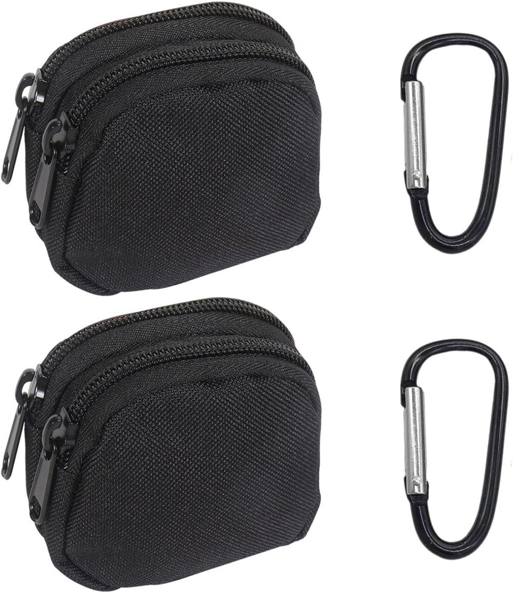 2 Stks Mini Taillezakken, 2 Stukken Karabijnhaak, Tactische Taille, Riemorganisator, Tactische Apparaten, Wandelapparatuur, Mini Letters Tas Sleutelhanger Ketting