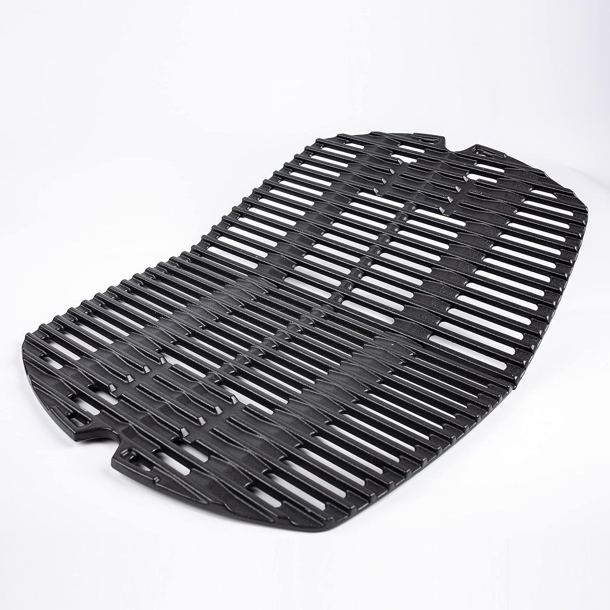 7646 Gietijzeren Kookrooster voor Weber Q300 Q320 Q3000 Q3200-serie gasgrills, vervangende reserveonderdelen voor Weber 7646 7584, (63,5 cm x 45,21 CM in totaal), 2 stuks