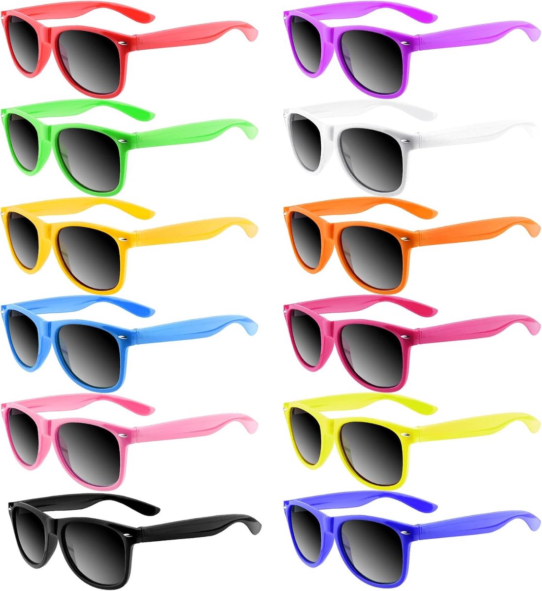 Brillen neonkleuren zonnebril party gunsten goody bag fillers bulk voor verjaardagsfeestje strand zwembad party