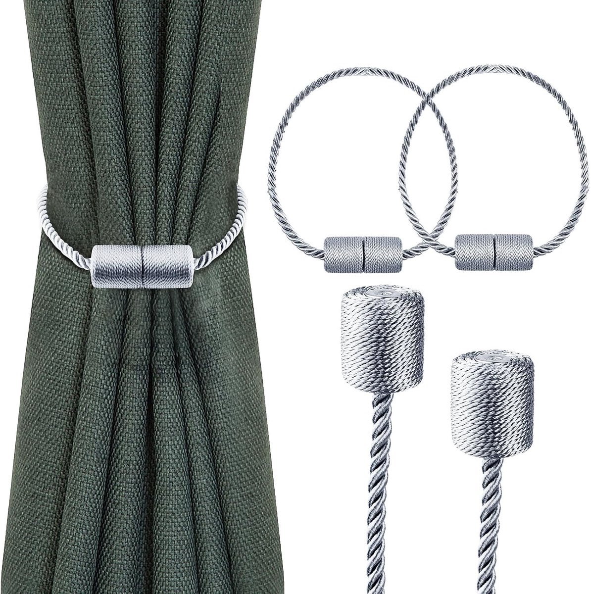 klemmen, sterke magnetische band thuis kantoor decoratieve stof achterstukken voor houder haken clip voor thuis buiten slaapkamer kantoor