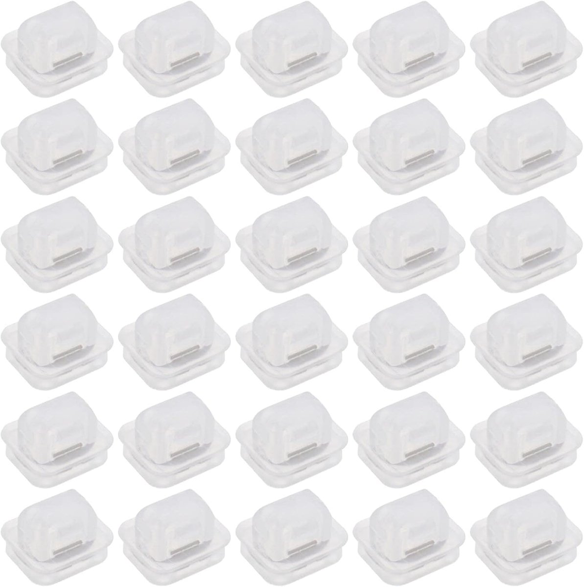 idea Autodeurbekleding, binnenbevestigingsclips, compatibel met BMW E46, E90, E91, E92, 320i, 323i, 325i, 328i, 330i, M3, X5, E53, 07149158194, 51418215806, kunststof, wit, 30 stuks