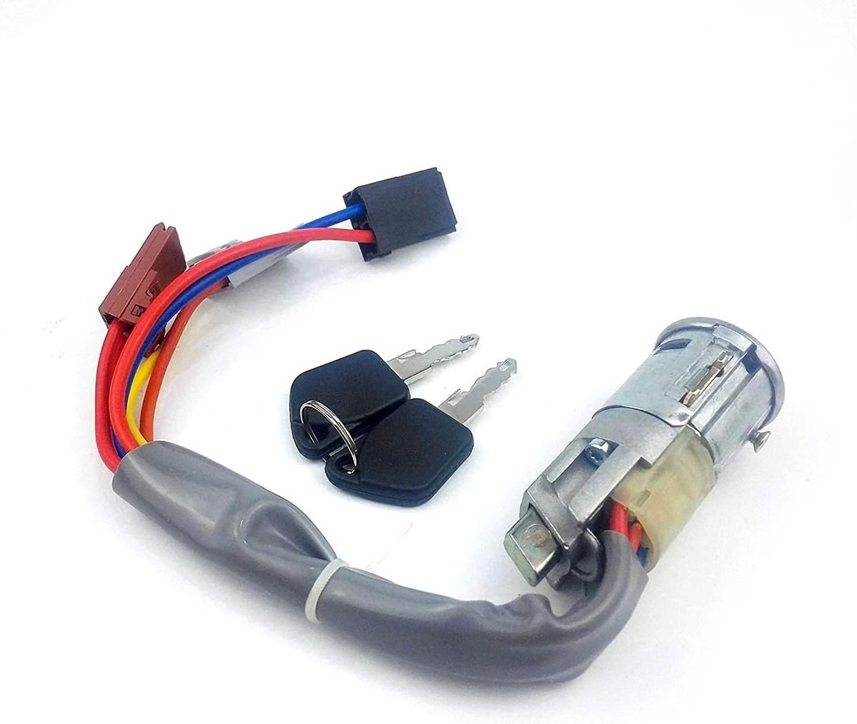 Stuurwielslot – contactslot met dubbele sleutels, compatibel met Peugeot 106 405 Citroen Saxo ZX AX OEM: 416292 4162.92