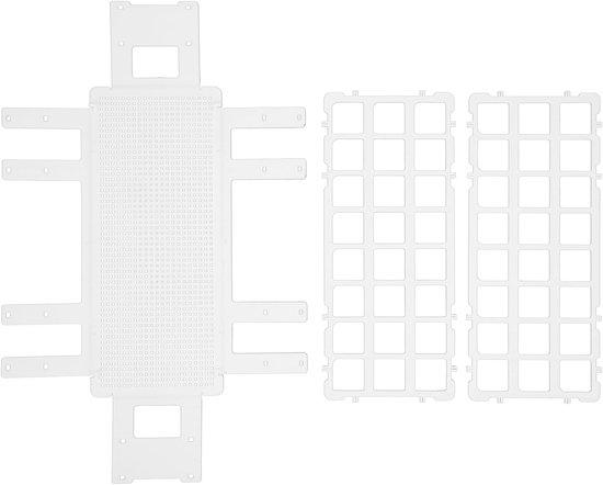 24 Gaten Reageerbuisrek 25x25mm Lab Buishouder Kunststof 3-laags Bemonsteringsbuisrek Afneembaar — afbeelding 4