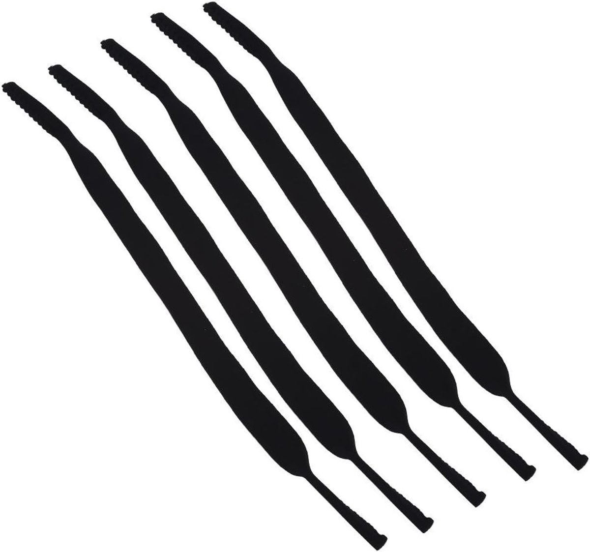 5 stuks glazen strap, duurzame sportbril met elastische schouderband houder kabel koord voor mannen en vrouwen, herbruikbare verpakking