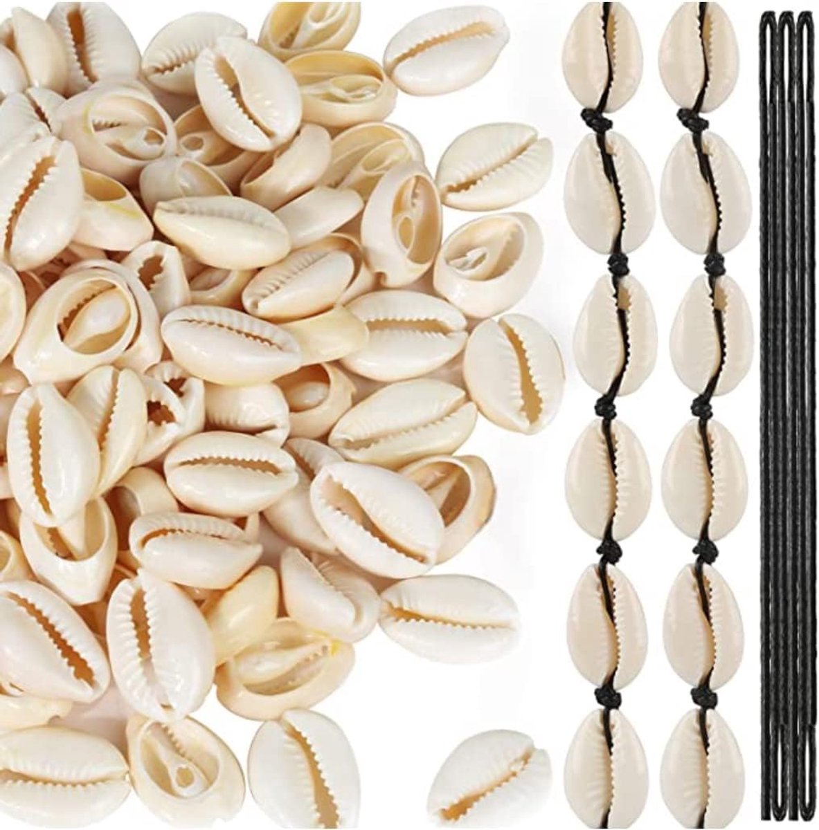 schelpen om te knutselen, 100 stuks, natuurlijke schelpkralen, rijgen, knutselen, schelpen met gat, 16-18 mm, spiraalschaal, hanger, strand, kauri voor doe-het-zelf decoratie, sieraden maken