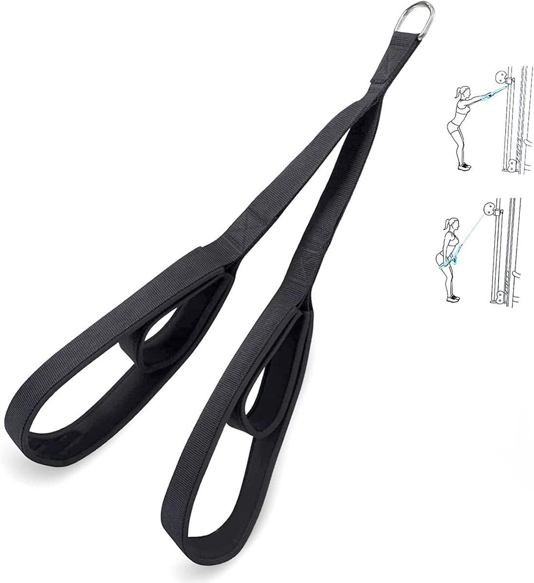 biceps-touw, sportbevestigingskabel voor fitness, kabelspanning naar beneden, voor bodybuilding, fitnessstudio, accessoires