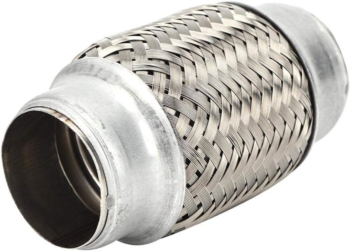 38 x 102 mm 1,5 x 4 inch roestvrijstalen uitlaat flexibele pijp, goede luchtdichtheid gezamenlijke reparatie buis auto-accessoires