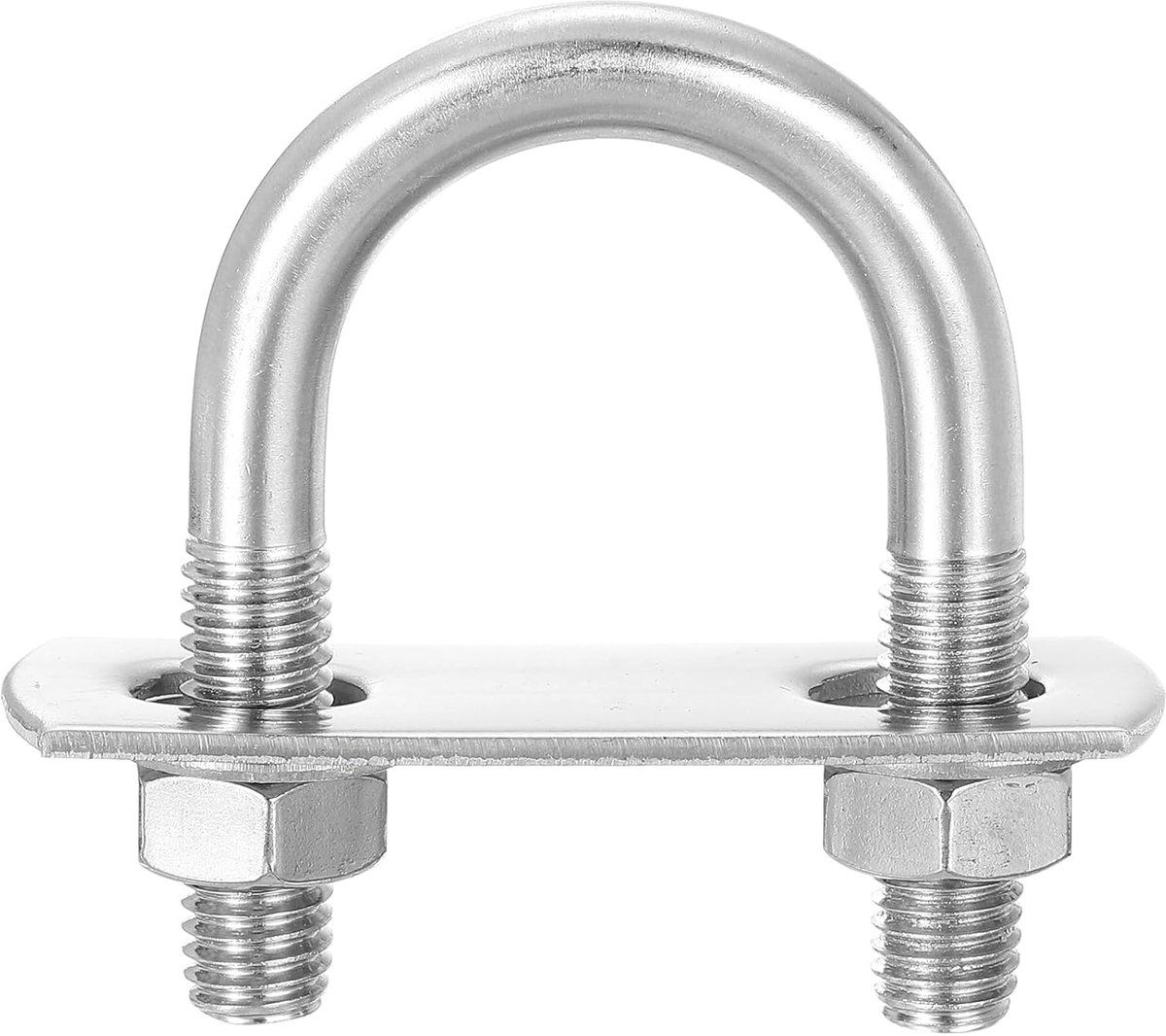 U-bouten, 8 sets 25 mm, binnenbreedte 52 mm, lengte M8 bouten met U-klem van roestvrij staal 304 met moeren en platen, voor bootaanhangers