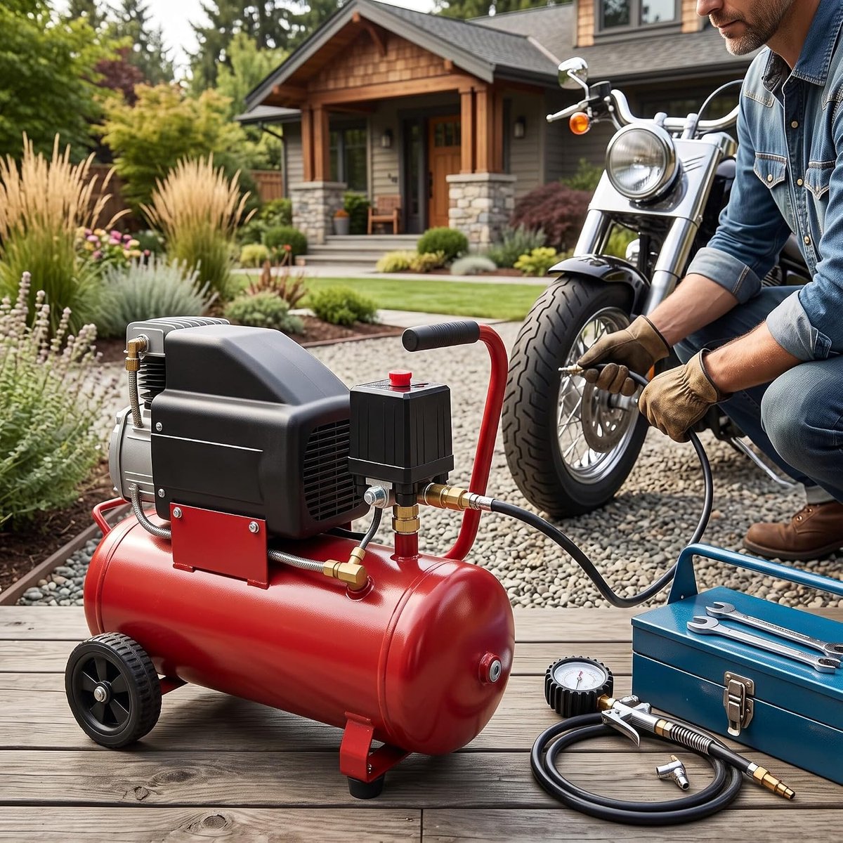 90PSI-120PSI Op zwaar werk berekend 240V 16A Vierpoorts luchtcompressor drukschakelaar, Compressor accessoires voor Persluchtcompressor