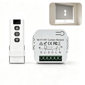 Slimme Rolluikschakelaar - Draadloze Rolluikcontroller - TENZHVXI® - Afstandsbediening Via App - Automatische Tijdschema Functie - Geschikt Voor 230V Motor - Inclusief Ontvanger En Handleiding - Voor Huis En Kantoor Ramen