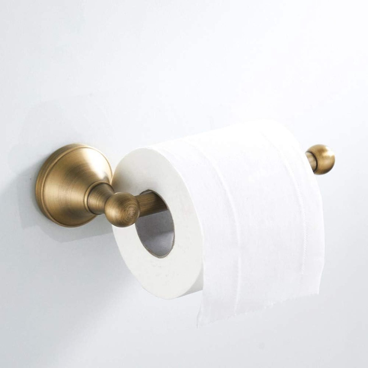 messing antiek wc-rolhouder voor badkameraccessoires vintage wandmontage