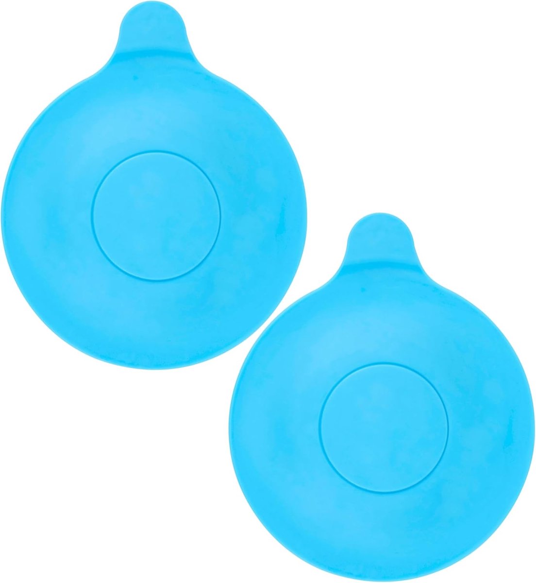 Badkuip, 2 Pack, Douche & Keukengootsteen, Afneembare Afvoerplug Afdekking, Voorkomt het weglopen van water, 13 cm Diameter, voor Afvoergat tot 90 mm, 2 x Blauw, drain cover