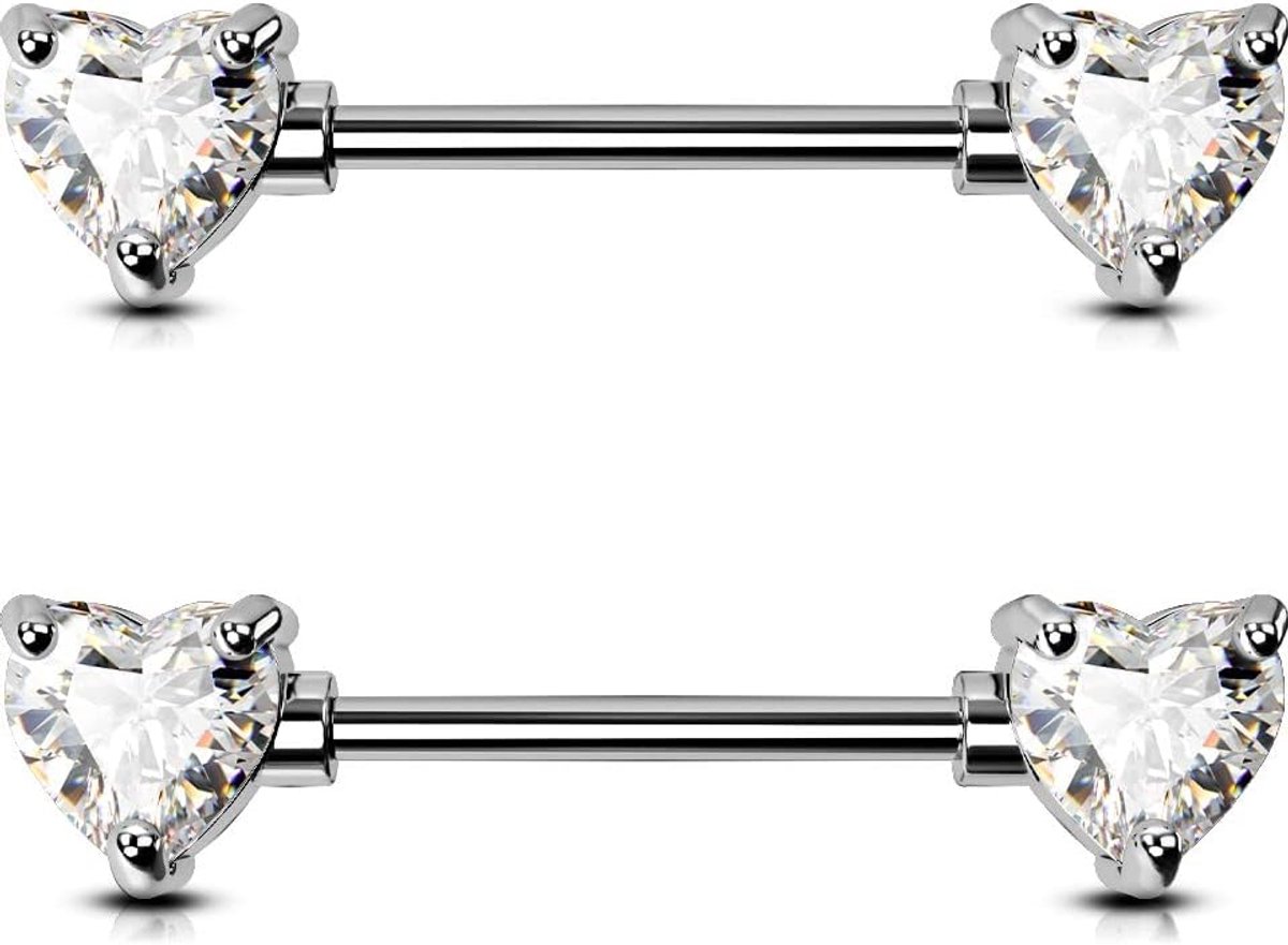 Body Piercing Titanium Tepelstaafjes 14G Tepelpiercing Sieraden Titanium Piercing Bar Ringen Barbell