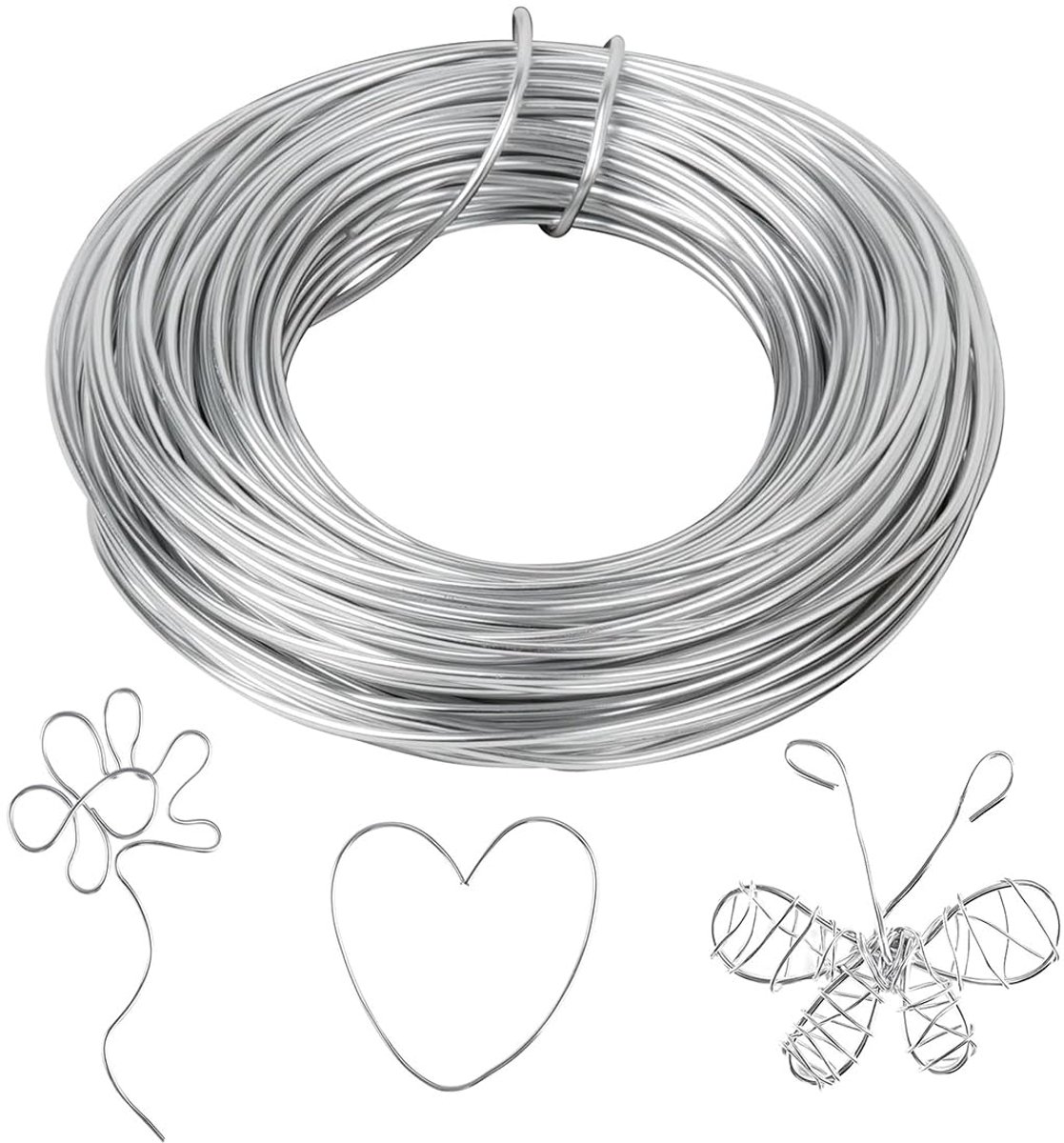 Draad 2mm x 30m - Zacht knutseldraad voor handwerken, sieradendraad en decoraties - Draad 2mm voor doe-het-zelven en kunstwerken
