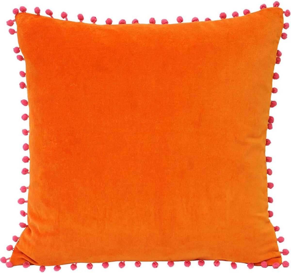 Paoletti Fluwelen Pompom kussensloop