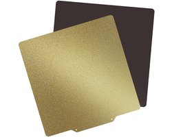 PEI-vellen voor 3D-printers, 220 x 220 mm, verenstaal, met plaat, voor Lulzbot Taz 5/6 Anet A8 Wanhao Duplicator i3 V1/Plus