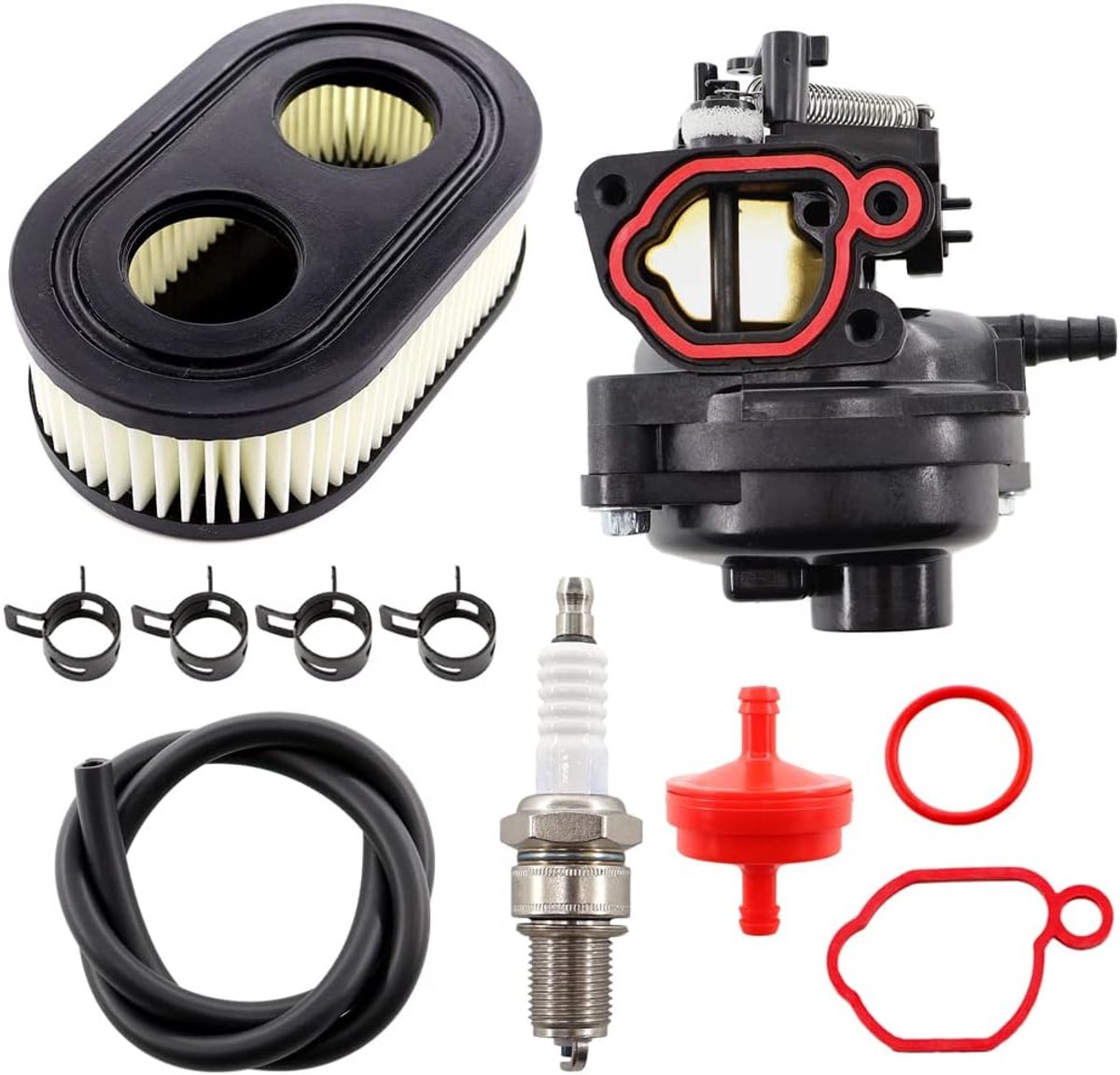 799584 Carburateur met luchtfilter bougie voor Briggs & Stratton motoren 799584 594058 550EX 725EXI 625EX 675EX motoren 09P702-0145-F1 09P702-0098-F1 Troy Bilt T B22 0 0 0 TB 200 110T B554