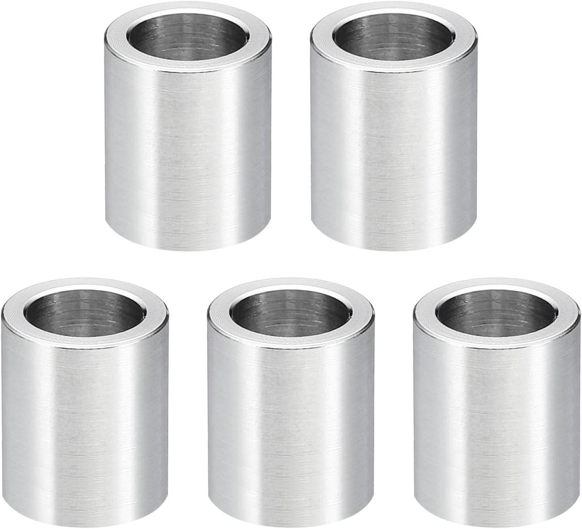 M8 roestvrijstalen afstandhouders, 5 stuks metalen afstandhouders roestvrij staal 8,2 mm ID x 12 mm OD x 16 mm L roestvrijstalen afstandhouder schroef afstandhouder voor 5/16 inch of M8