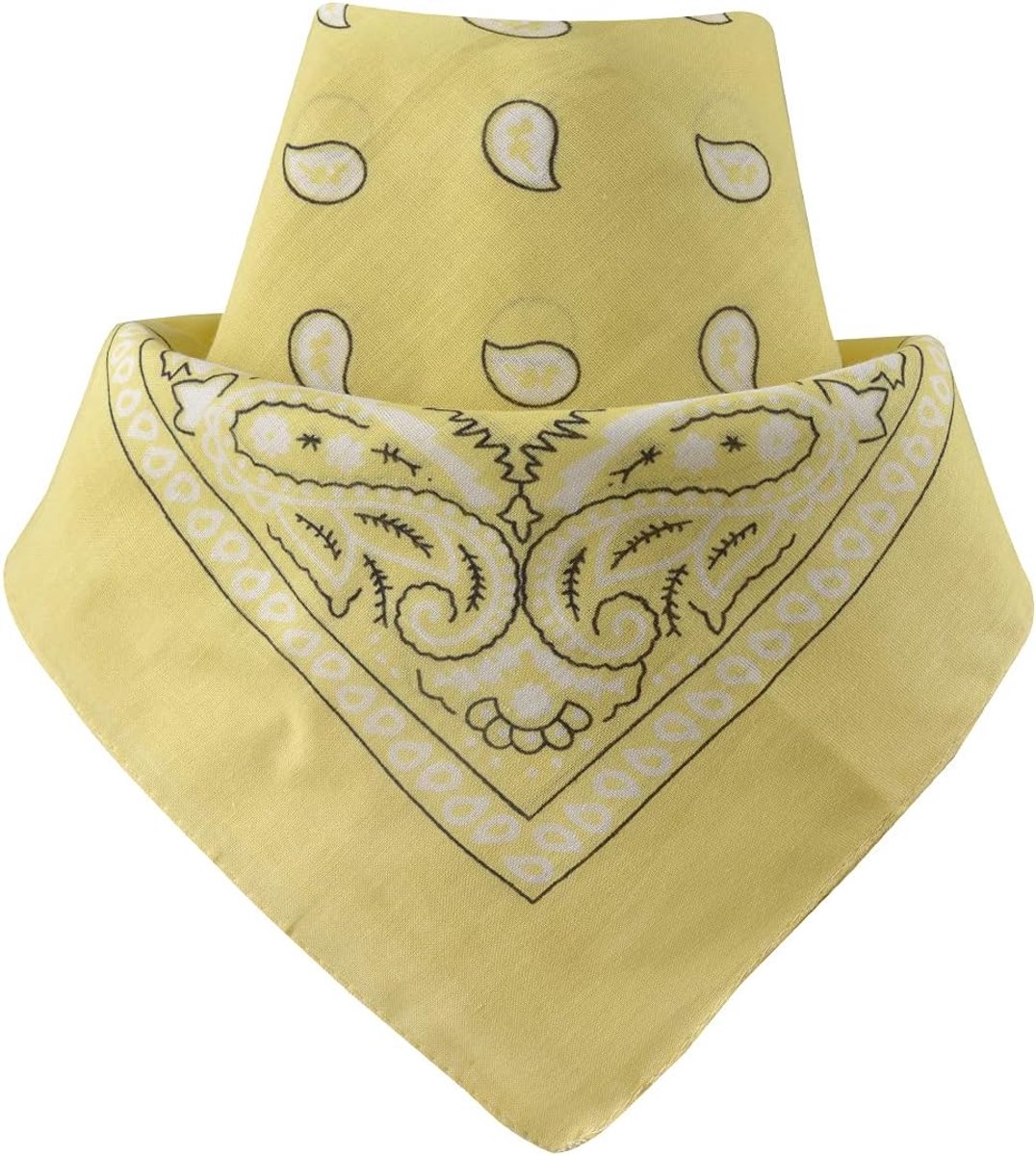 hoofddoek en halsdoek, veelzijdig accessoire, 100% katoen, 55 x 55 cm
