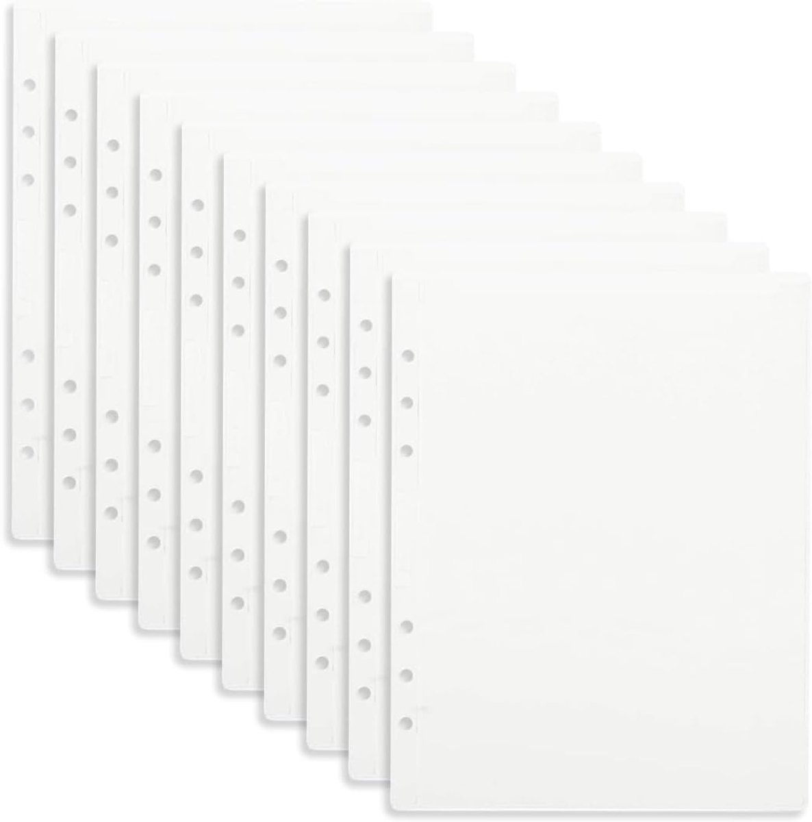 10 stuks kunststof hoezen A5, transparante hoezen voor fotokaarten, transparante hoezen voor ansichtkaarten, hoezen voor foto's, transparante beschermfolies