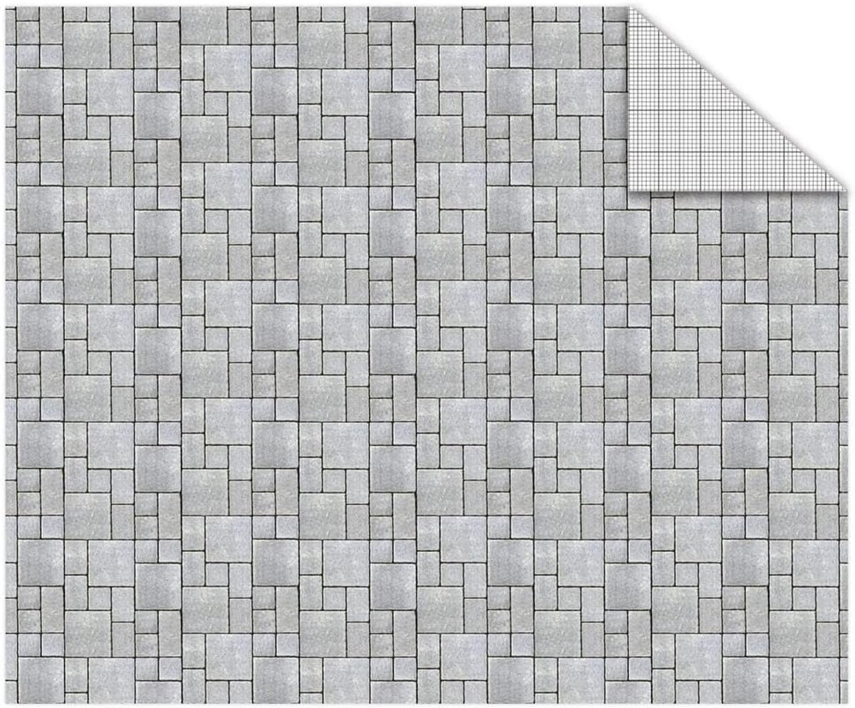 11404608F Fotokarton voor modelbouw en papieren huizen, straatstenen, DIN A4, 300 g/m², 10 vellen, aan beide zijden bedrukt knutselpapier, motiefkarton van verse cellulose voor papierkunstwerken