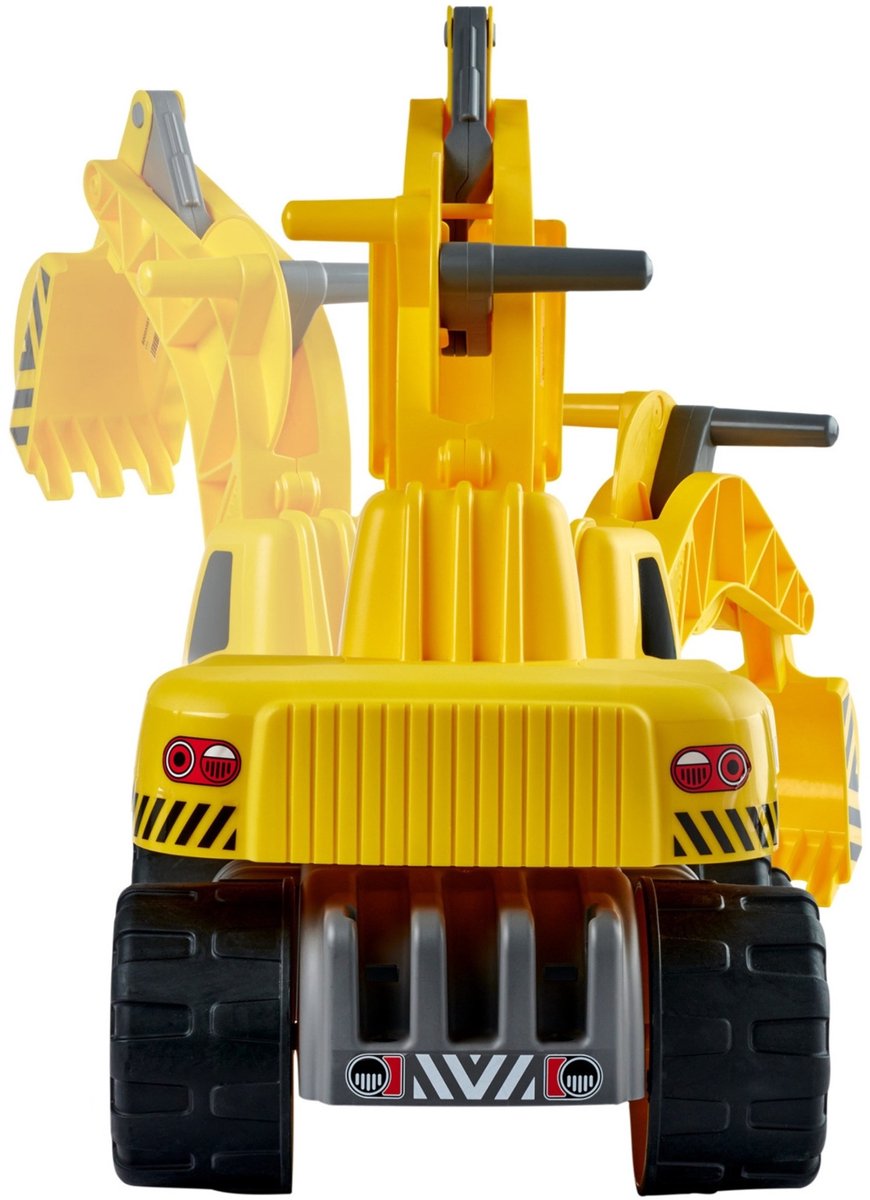 BIG - Power Worker Maxi Graafmachine - Loopauto - Werkvoertuig - 50kg belastbaar - vanaf 3 jaar - Buitenspeelgoed — afbeelding 16