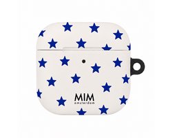 MIM Amsterdam - Starlight - Geschikt voor AirPods 4 - AirPod hoesje - Sterren print - AirPod hoesje met print - Shockproof- Cover voor AirPods - Trendy AirPod case