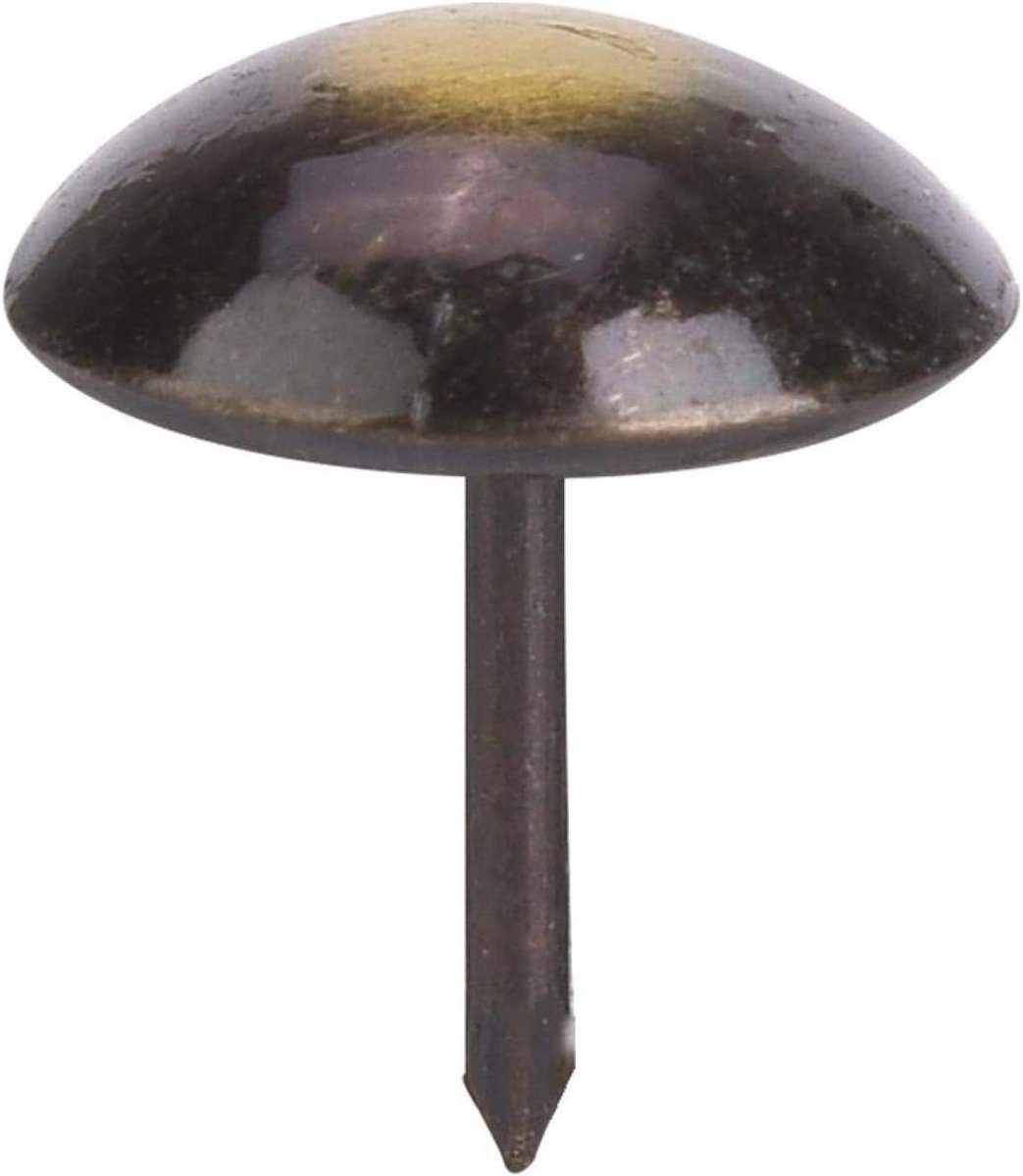 SnelShoppen - 100 Stuks Meubelspijkers, Decoratieve Spijkers voor Meubels, Bekleding Spijkers, Antieke Meubelspijkers 16 x 20mm, Duurzaam Ijzer voor S