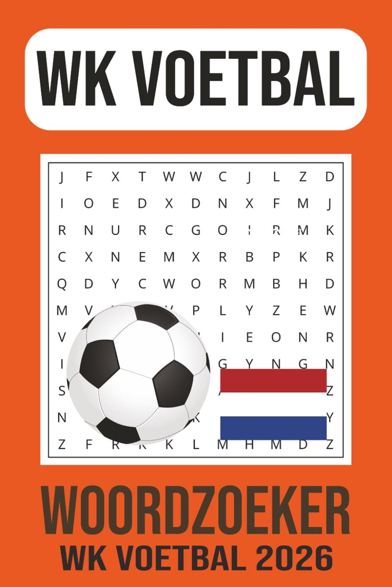 Woordzoeker WK Voetbal - Speelse puzzels - Vind woorden van het grootste voetbalfeest - Perfect voor voetbalfans - ShopVlot