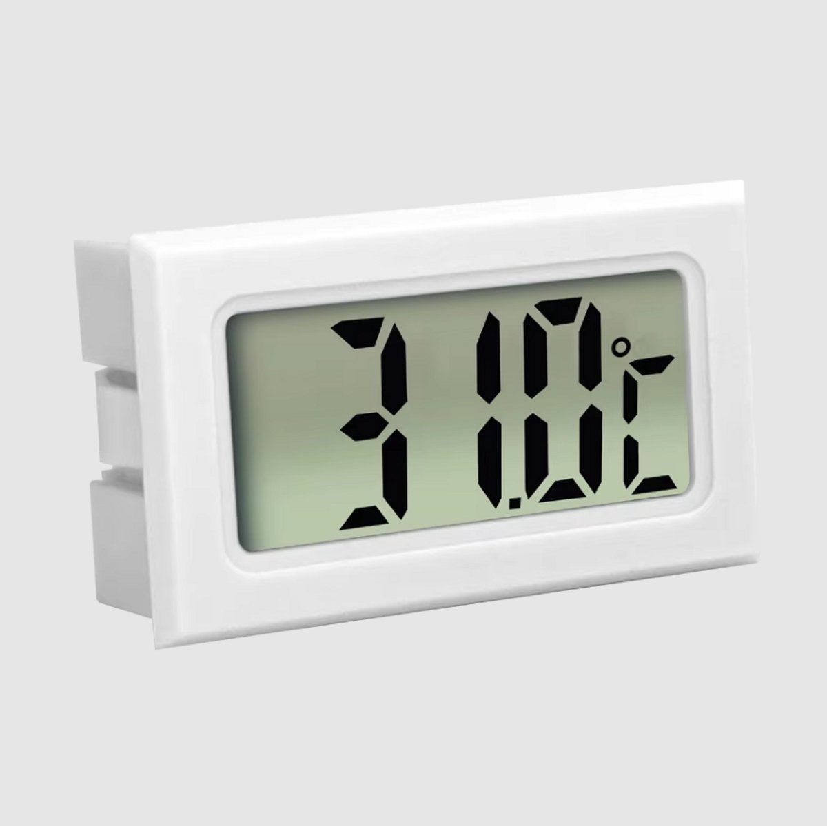 Thermometer - Digitale thermometer - Koelkast - Vriezer - Diepvries - Koelkastthermometer - Temperatuurmeter - Digital thermometer - Fridge thermometer - Wit - Jonyx