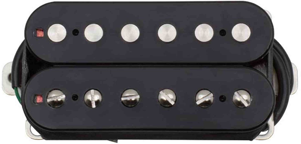 Gotoh GPU-HBCLABBX Classic Alpha Humbucker Pickup - Alnico 2 bars, brug, zwart