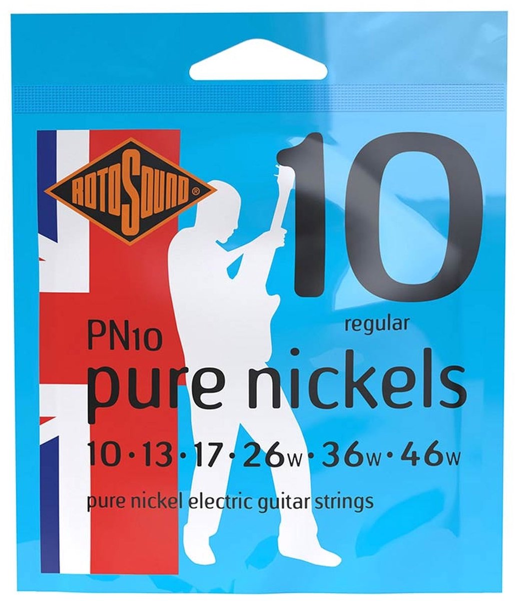 Rotosound PN10 Pure Nickels Snarenset Elektrische Gitaar 10-46