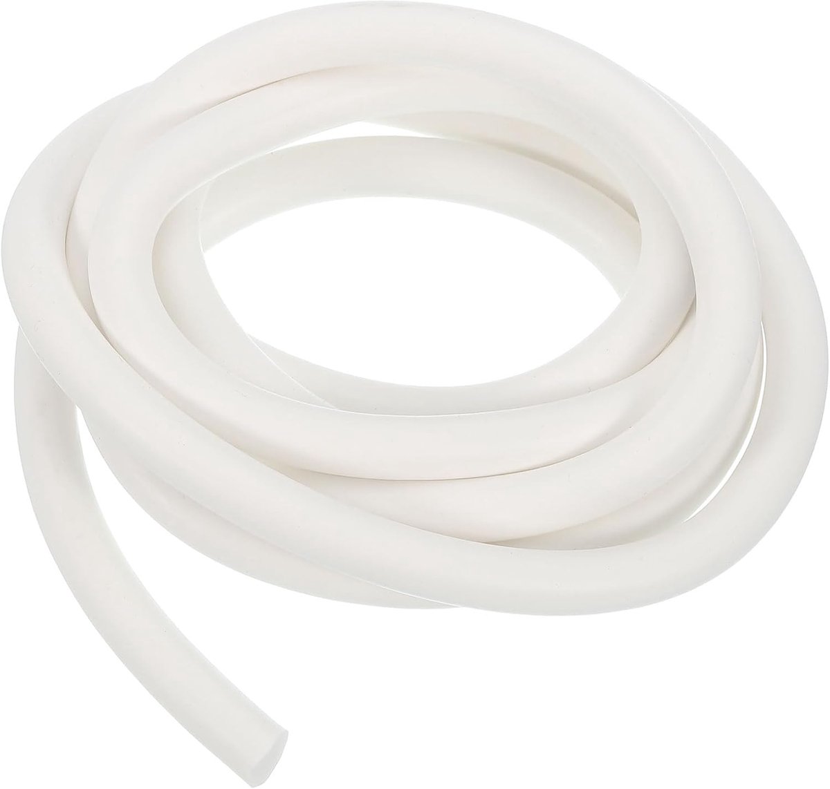 Siliconen schuim afdichtingsstrip, 8,5 mm diameter, 1,5 meter lang sponsrubber, weerbestendige strips, rond rubberen koord, stevig voor knutselen, buizen en handwerk