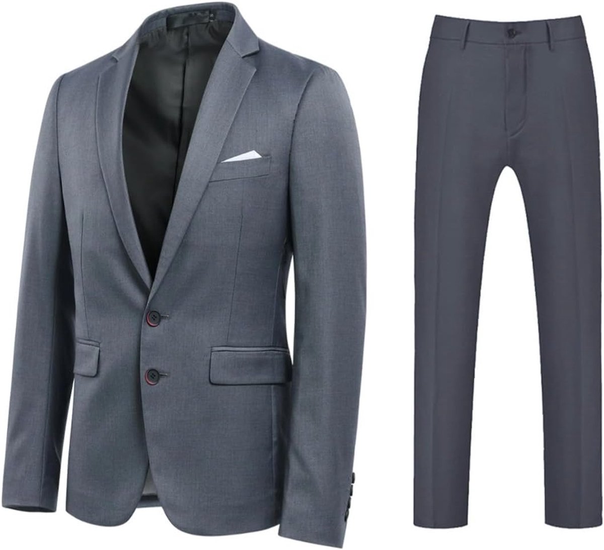 Pakken 2 knopen zakelijke bruiloft pak smoking blazer en broek
