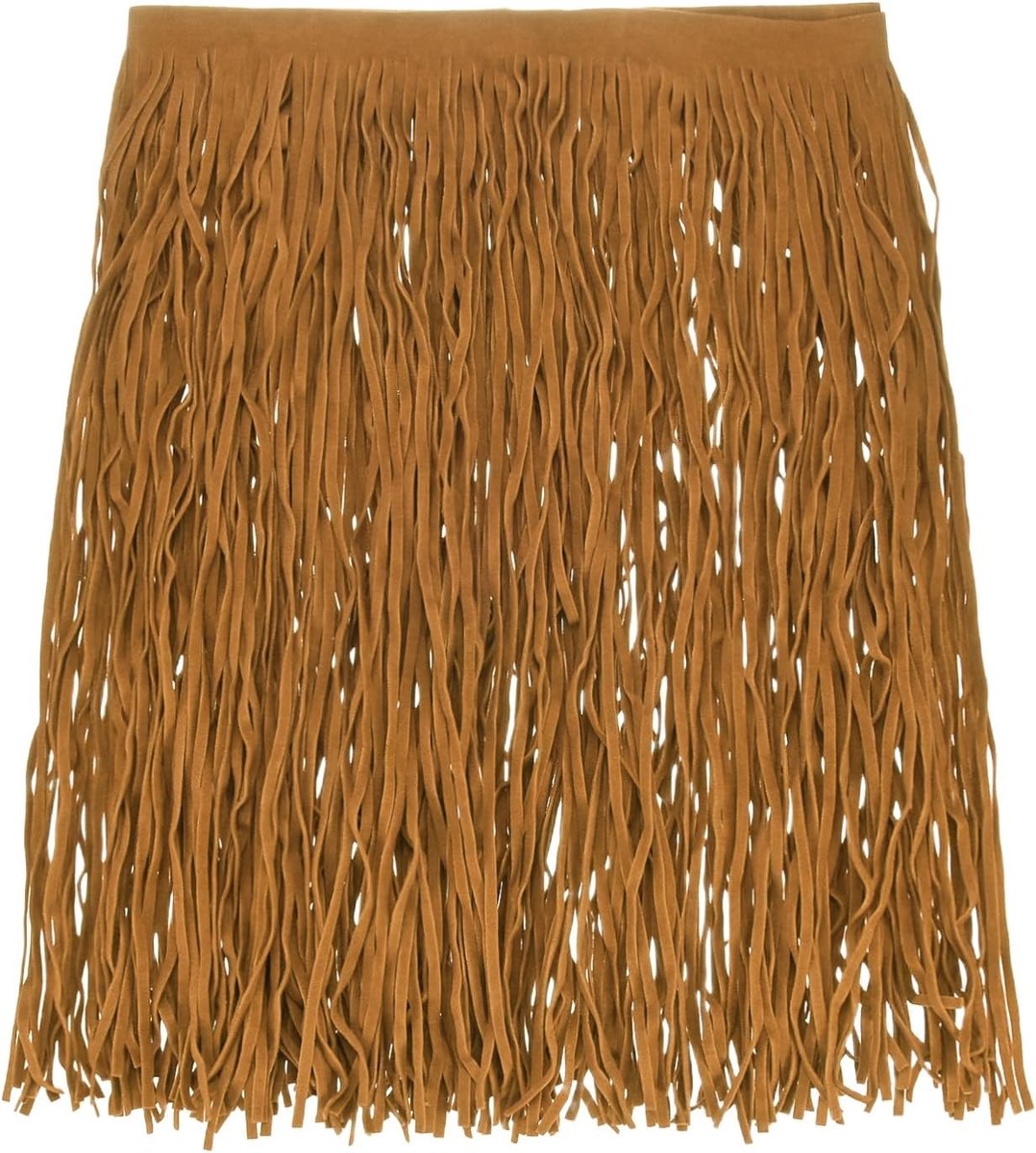 METERXITY PU Lederen Franje Trim, 1 Yard 29 cm Camel Dubbelzijdig Suede Kwastje Naaien Trim voor DIY Ambacht/Naaien Jurk Kostuum/Tassen Schoen Decoratie, Franje Kwastje