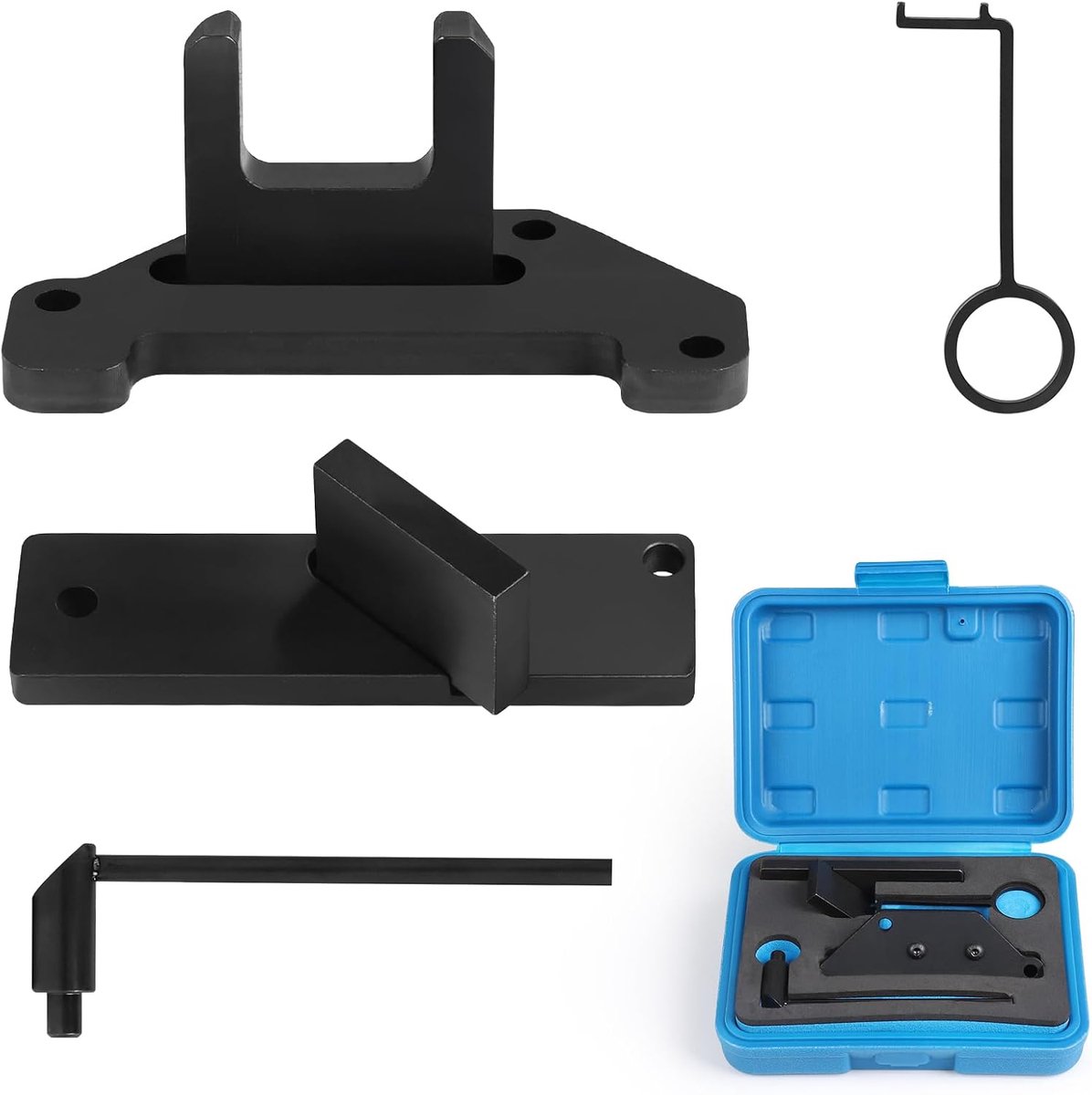 lalago 4 stuks nokkenassen, uitlijnings- en spangereedschap voor motor, tandriemgereedschap, instel- en testgereedschap compatibel met Citroen Peugeot Opel 1.2, met OEM 0109-2B J-0109-2C J-0109-2D