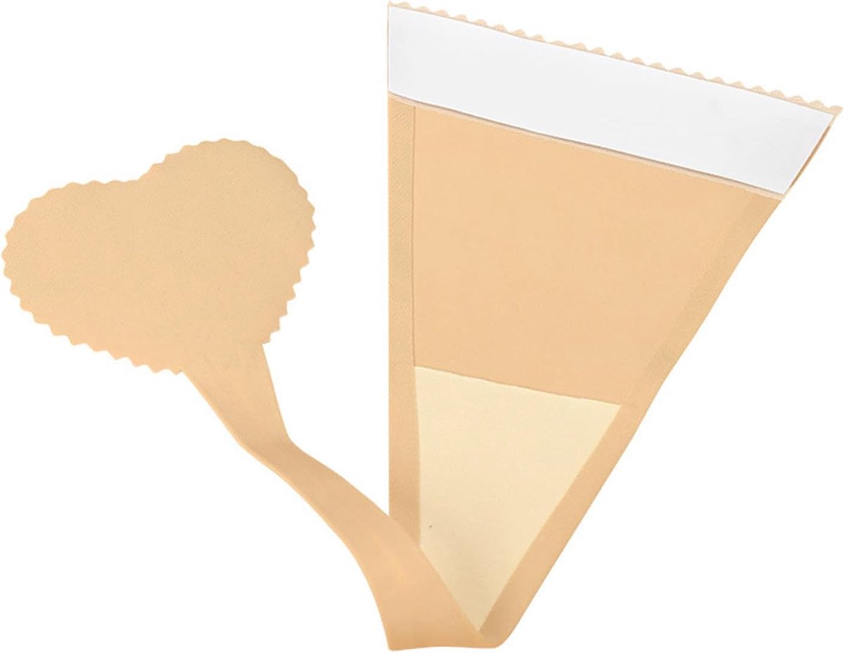 Zelfklevende Geen Panty Lijn Hartvormige Strapless C-String Thong Onzichtbare Liefde Vormige Geen Panty Lijn Kant Slipje